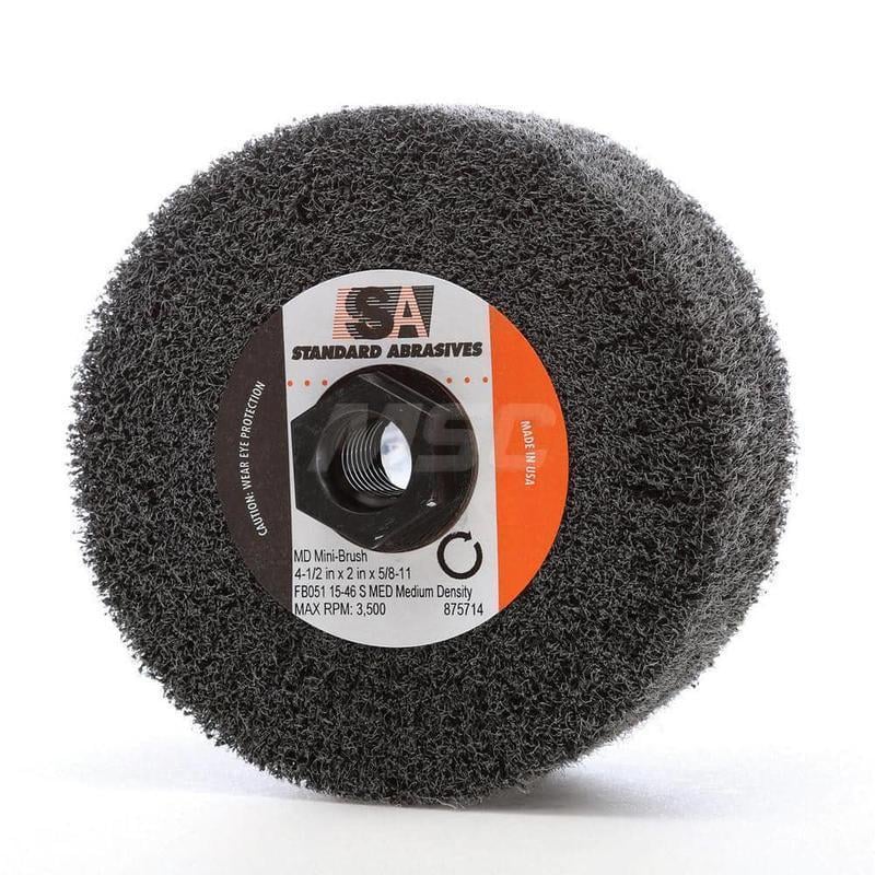 Unmounted Flap Wheels, Abrasive Type: Non-Woven , Abrasive Material: Silicon Carbide , Outside Diameter (Inch): 4-1/2 , Face Width (Inch): 2  MPN:7010369481