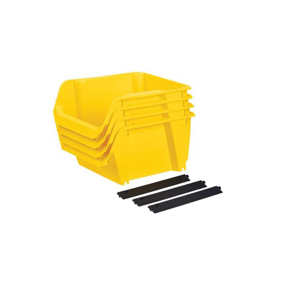 Bins, Bin Style: Stack & Nest , Shape: Rectangle , Material Family: Plastic , Overall Width (Inch): 9 , Overall Length (Inch): 13  MPN:STST55304B