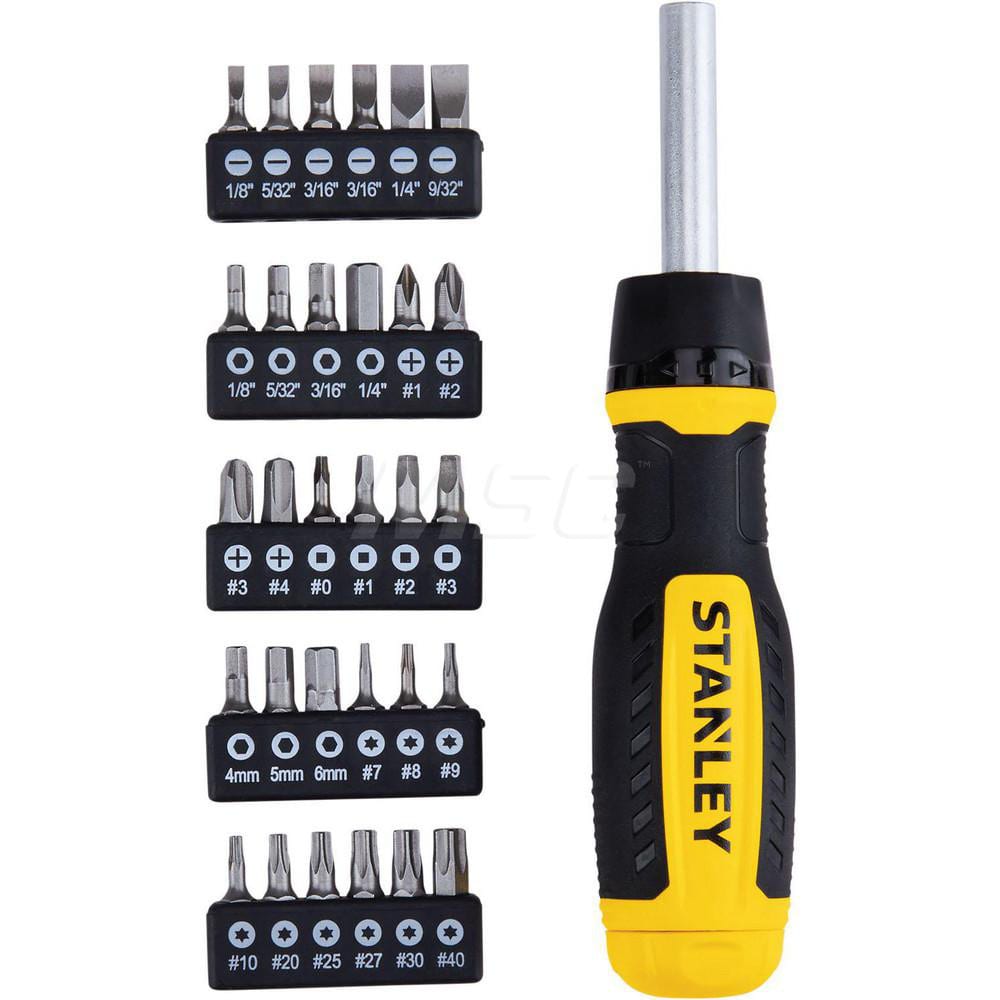 Screwdriver Insert Bit Set: 1/4