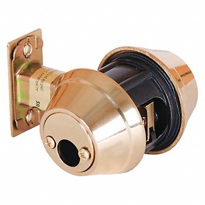 Deadbolt QDB1 Bright Brass Heavy-Duty MPN:QDB182605S4DBSSCKD