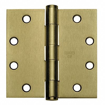 Template Hinge Concealed Bright Brass MPN:CB179 4X4 FM STDWT DOOR HINGE  3  STL