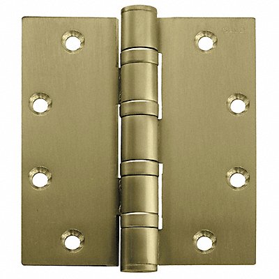 Template Hinge Flush Ball Bright Brass MPN:FBB168 4 5X4 5 HW DOOR HINGE   3  STL