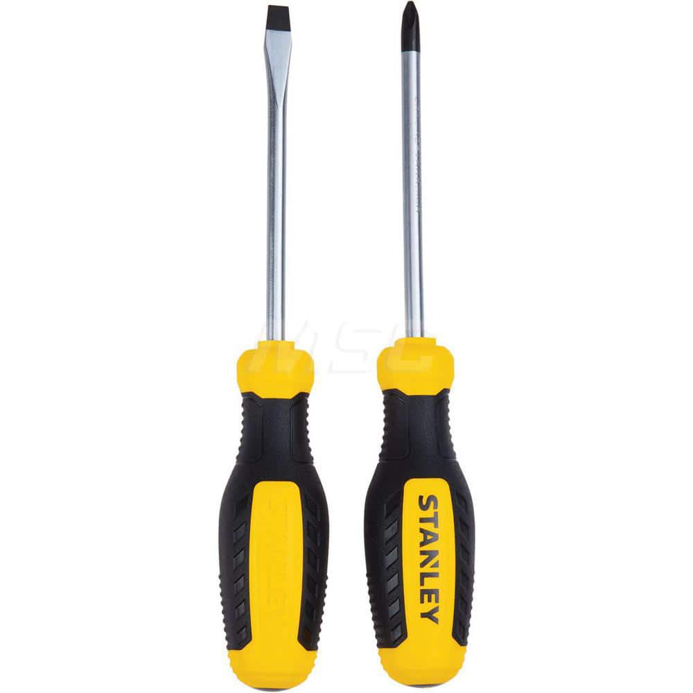 Screwdriver Set: 2 Pc, Phillips & Slotted MPN:STHT60126