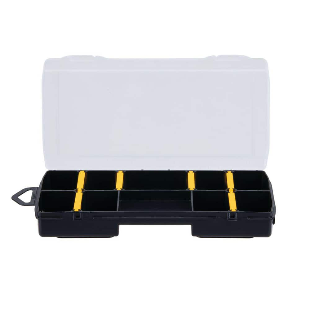 Small Parts Boxes & Organizers, Product Type: Organizer , Lock Type: Clasp , Number of Dividers: 10  MPN:STST14109