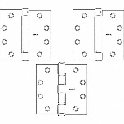 Spring Hinge Set Prime Coat Gray PK3 MPN:827188