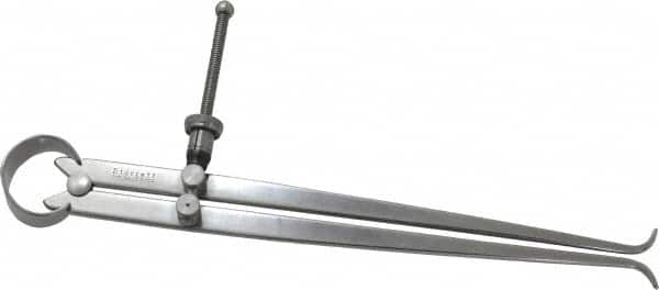 8 Inch Leg, Spring Joint, Steel, Polished, Inside Caliper MPN:50339