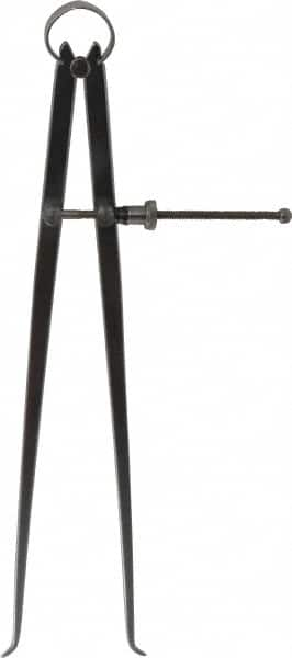 12 Inch Leg, Spring Joint, Steel, Polished, Inside Caliper MPN:50343