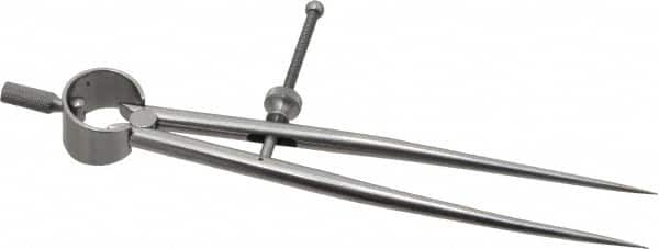 6 Inch Leg, Spring Joint, Ground Steel, Polished, Divider MPN:51311