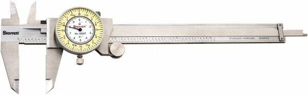 Dial Caliper: 6'' Range, 0.01'' Graduation, 1'' per Revolution MPN:68931