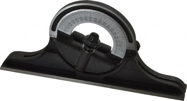 12 to 24 Inch Long Blade, Reversible Combination Square Protractor Head MPN:64601