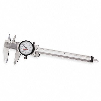 Dial Caliper w/Case 150mm Yellow MPN:120AM-150