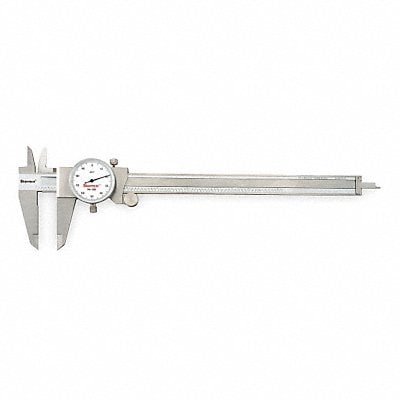 Dial Caliper w/Case 8 In White MPN:3202-8