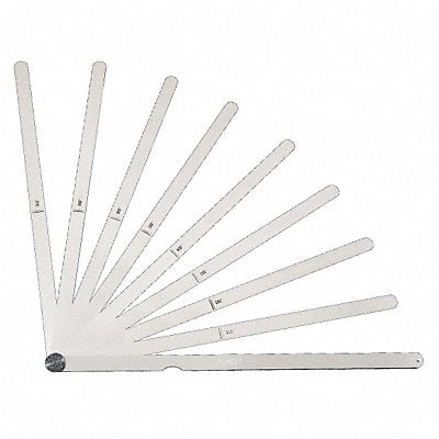 Long-Blade Feeler Gauge Set Dim Type In MPN:172E