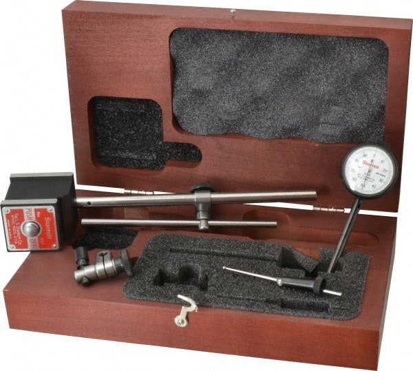 Dial Indicator & Base Kit: 0-100 Dial Reading MPN:65259