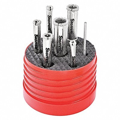 Diamond Tile Hole Saw Kit 7 Piece MPN:KD2000TD1