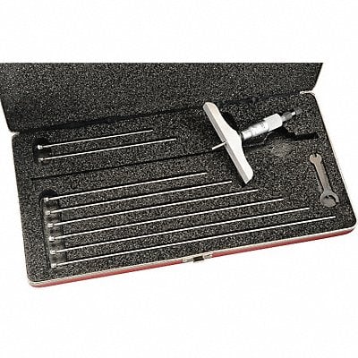 Depth Micrometer 0-12 In 4 In Base MPN:445BZ-12RL