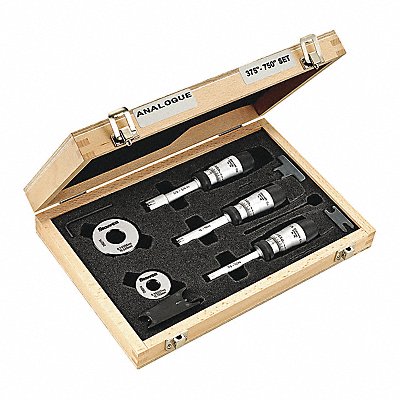 Micrometer Inside Set 3/8-3/4IN Range MPN:S78XTDZ