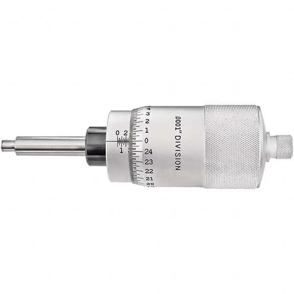 2 Inch, 2-1/16 Inch Plain Thimble, 5/16 Inch Diameter x 2-7/16 Inch Long Spindle, Mechanical Micrometer Head MPN:67122