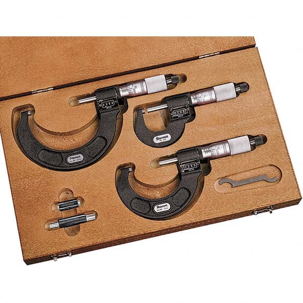 Mechanical Outside Micrometer Set: 5 Pc MPN:66526