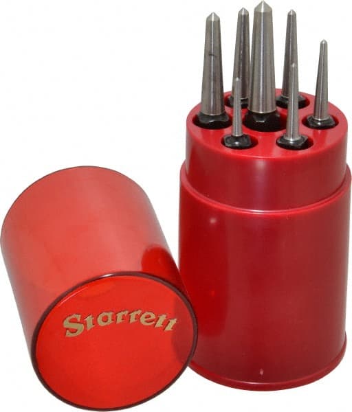 Center Punch Set: 7 Pc, 0.0625 to 0.25