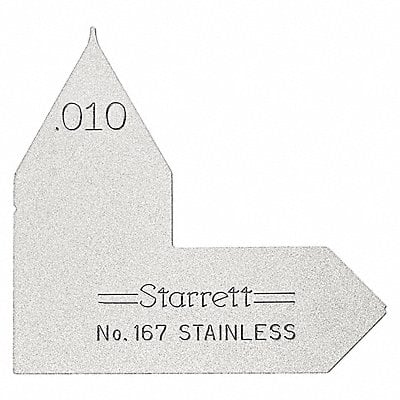 Individual Radius Gauge Acc +/- .002 MPN:167-010