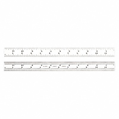 Ruler Spring-Tempered Steel 12 L x 1 W MPN:1604R-12