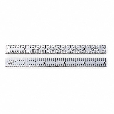 Steel Rule Flexible 6 In 3R Grad MPN:C303R-6