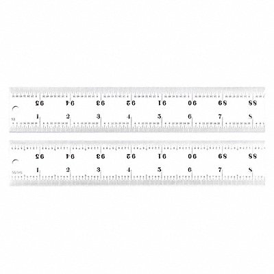 Ruler Heavy Spring-Tempered Steel 96 L MPN:C416R-96