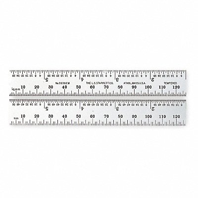 Steel Rule Spring Tempered 12 In Type 36 MPN:C636-300