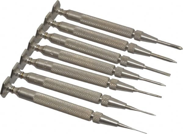 Screwdriver Set: 7 Pc, Phillips & Slotted MPN:52566