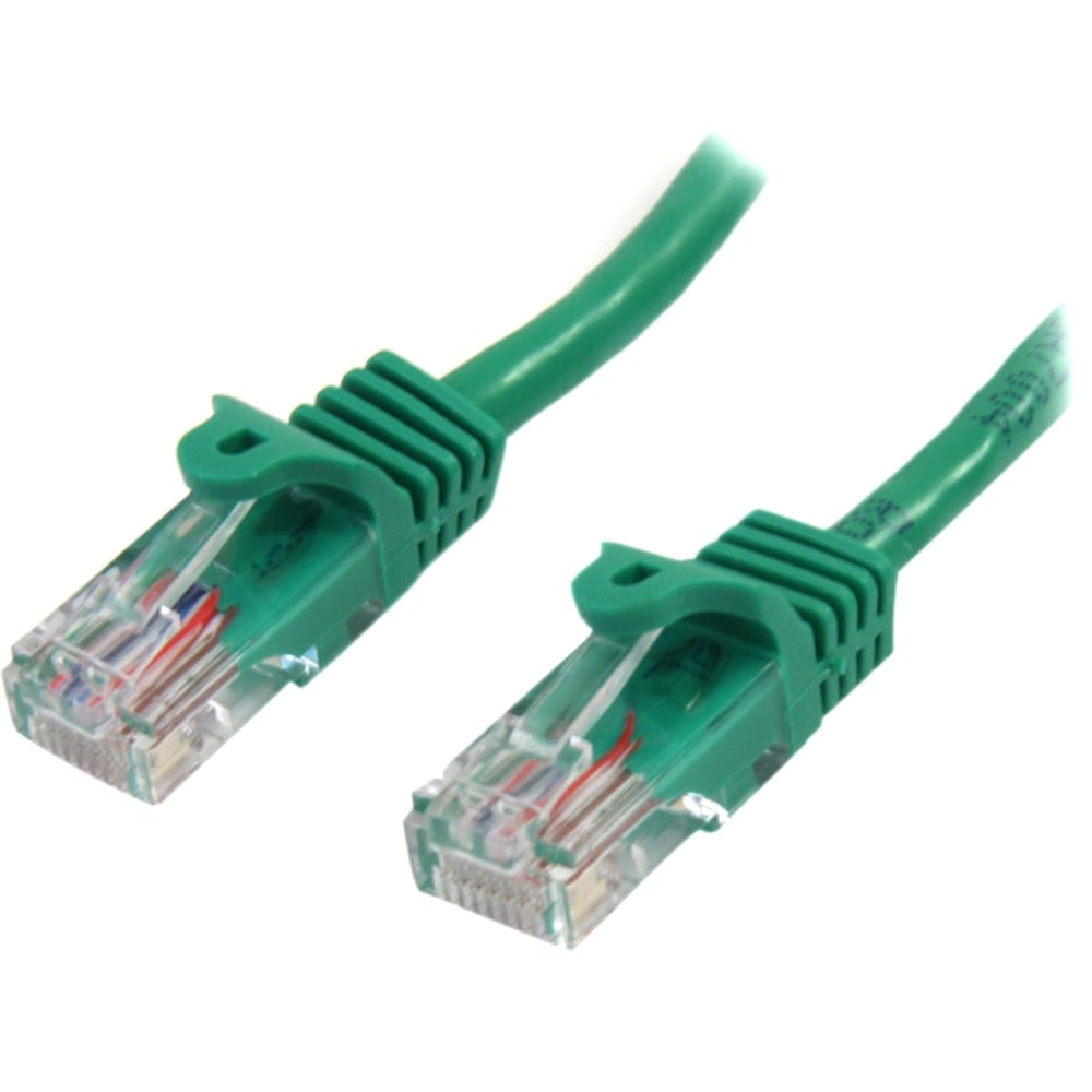 StarTech.com 6 ft Green Cat5e Snagless UTP Patch Cable  - 6ft Cat5e Patch Cable - 6ft Cat 5e patch cable - 6ft Cat5e Patch Cord - 6ft RJ45 Patch Cable - 6ft Snagless Patch Cable (Min Order Qty 14) MPN:45PATCH6GN