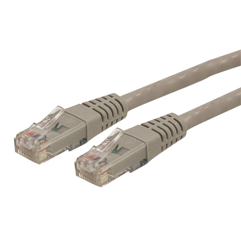 StarTech CAT 6 RJ-45 To RJ-45 Patch Cable, 1ft, Gray (Min Order Qty 24) MPN:C6PATCH1GR