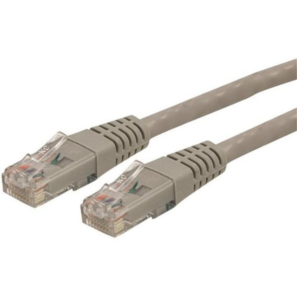 StarTech.com 50ft CAT6 Ethernet Cable - Gray Molded Gigabit CAT 6 Wire (Min Order Qty 3) MPN:C6PATCH50GR