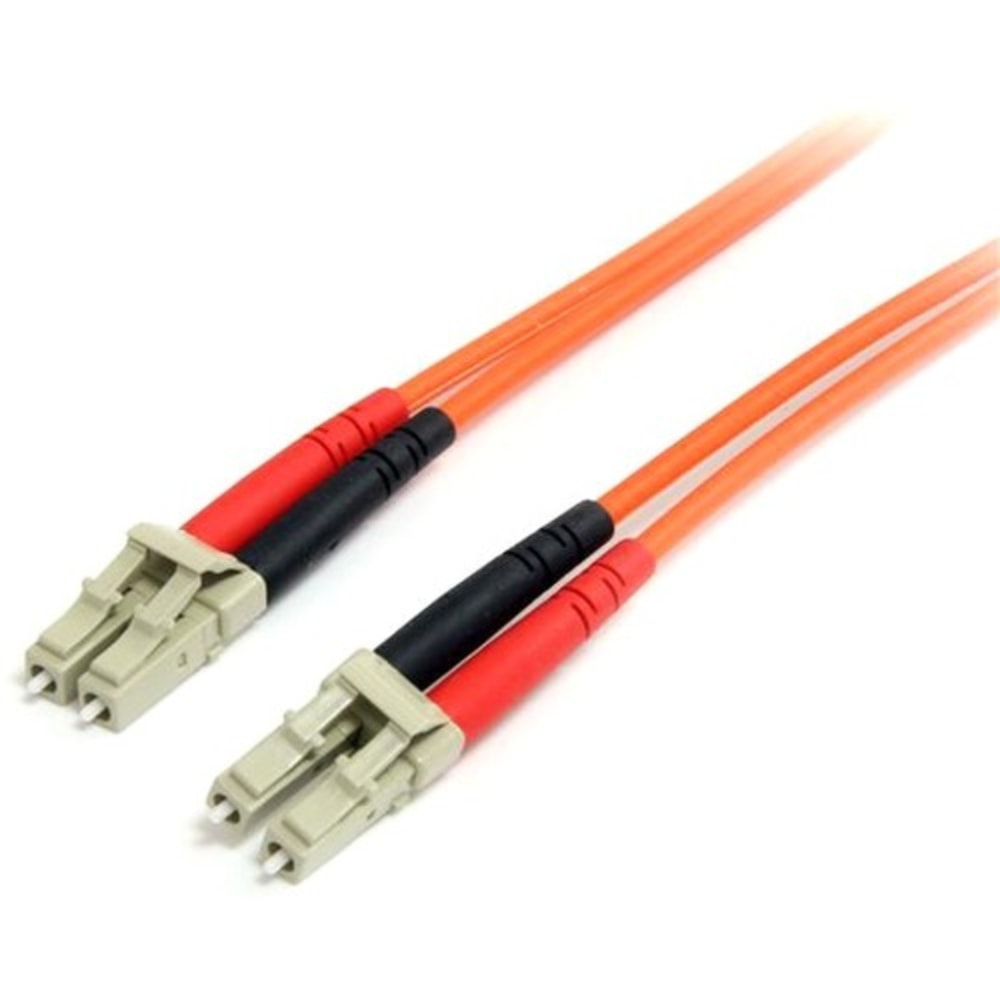 StarTech.com 5m Fiber Optic Cable - Multimode Duplex 62.5/125 LSZH Fiber Jumper Cord - LC/LC - Connect fiber network devices for high-speed transfers with LSZH rated cable - 5m LC Fiber Optic Cable - 5 m LC to LC Fiber Patch Cable (Min Order Qty 3) MPN:FI