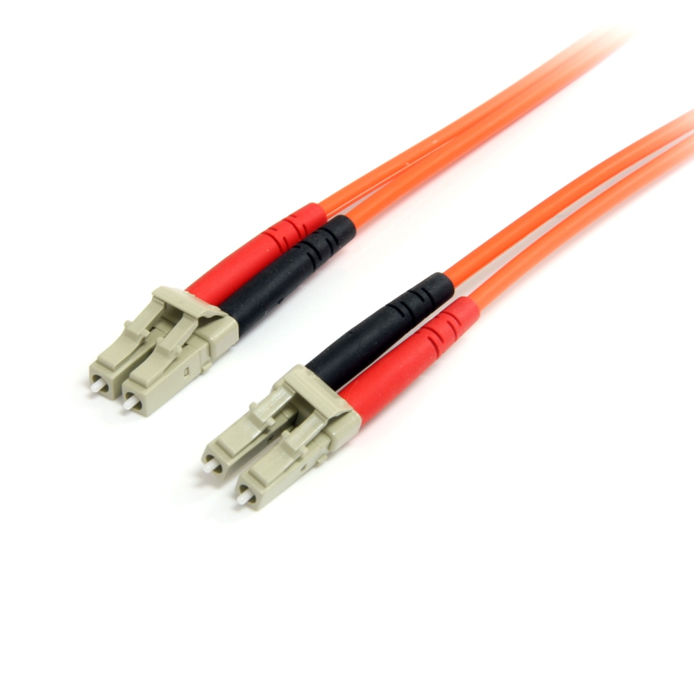 StarTech.com 7m Fiber Optic Cable - Multimode Duplex 62.5/125 - LSZH - LC/LC - OM1 - LC to LC Fiber Patch Cable - Connect fiber network devices for high-speed transfers with LSZH rated cable - 7m LC Fiber Optic Cable (Min Order Qty 3) MPN:FIBLCLC7