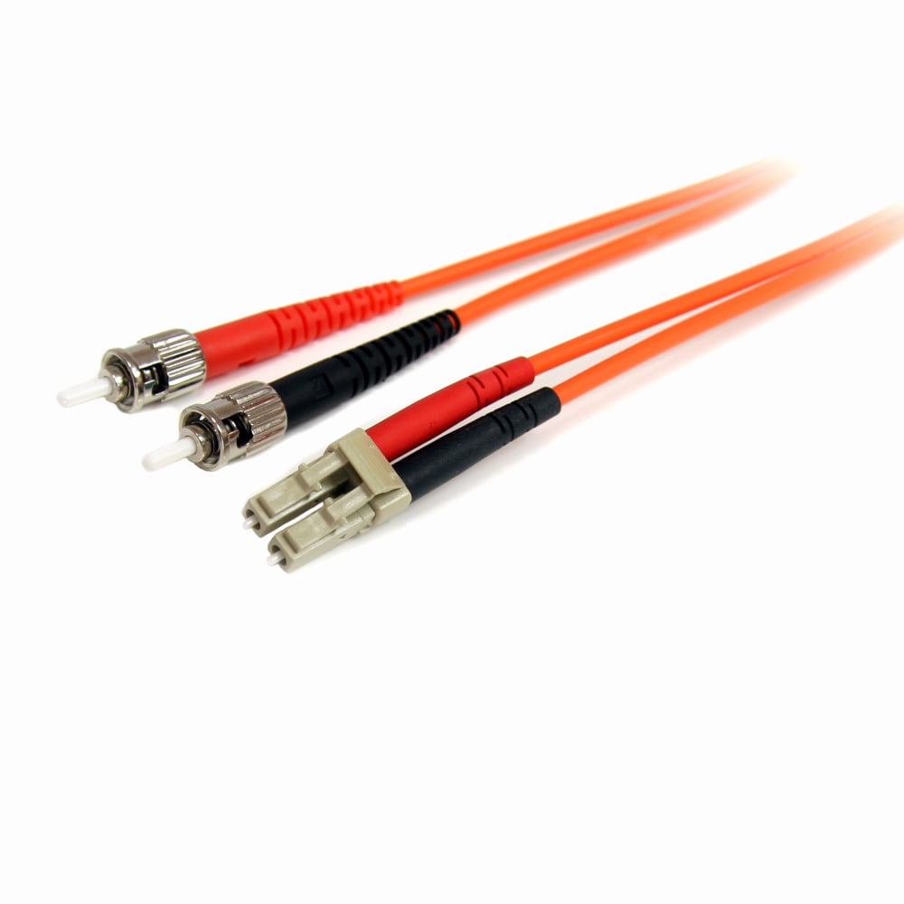 StarTech.com 10m Fiber Optic Cable  - LSZH - LC/ST - OM1 - LC to ST Fiber Patch Cable  - 10m Fiber Optic Cable - 10 m LC to ST Fiber Patch Cable - 10 meter LC to ST Fiber Cable (Min Order Qty 3) MPN:FIBLCST10