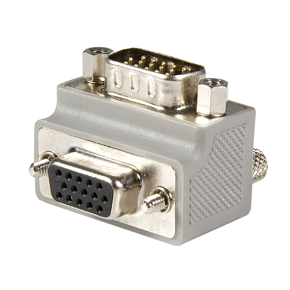 StarTech.com VGA adapter cable - Type 2 - right angle VGA (m) - VGA (f) - Add space for your VGA port and connect a VGA cable even in tight installation spaces (Min Order Qty 10) MPN:GC1515MFRA2