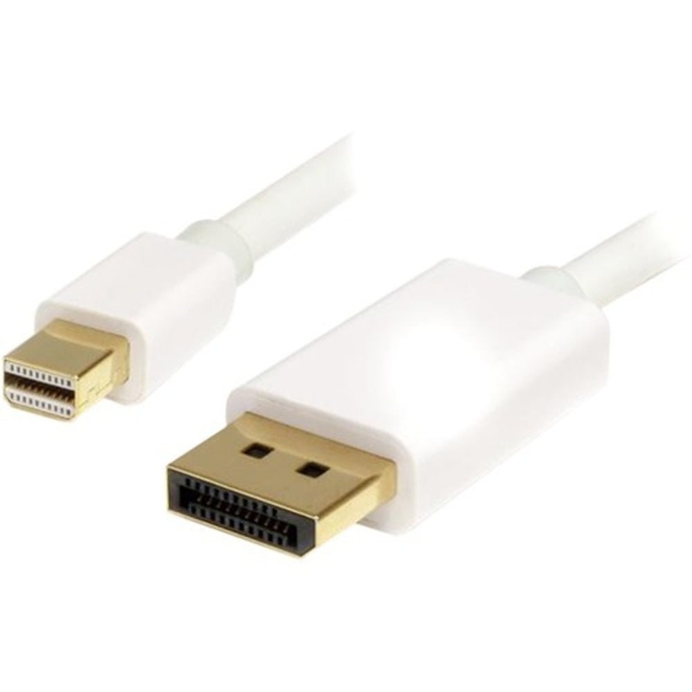 StarTech.com 1m (3ft) Mini DisplayPort to DisplayPort 1.2 Cable, 4K x 2K mDP to DisplayPort Adapter Cable, Mini DP to DP Cable for Monitor - 1m/3.3ft Mini-DP to DisplayPort v1.2 cable; 4Kx2K(3840x2400 60Hz)/21.6 Gbps bandwidth/HBR2/8C (Min Order Qty 5) MP