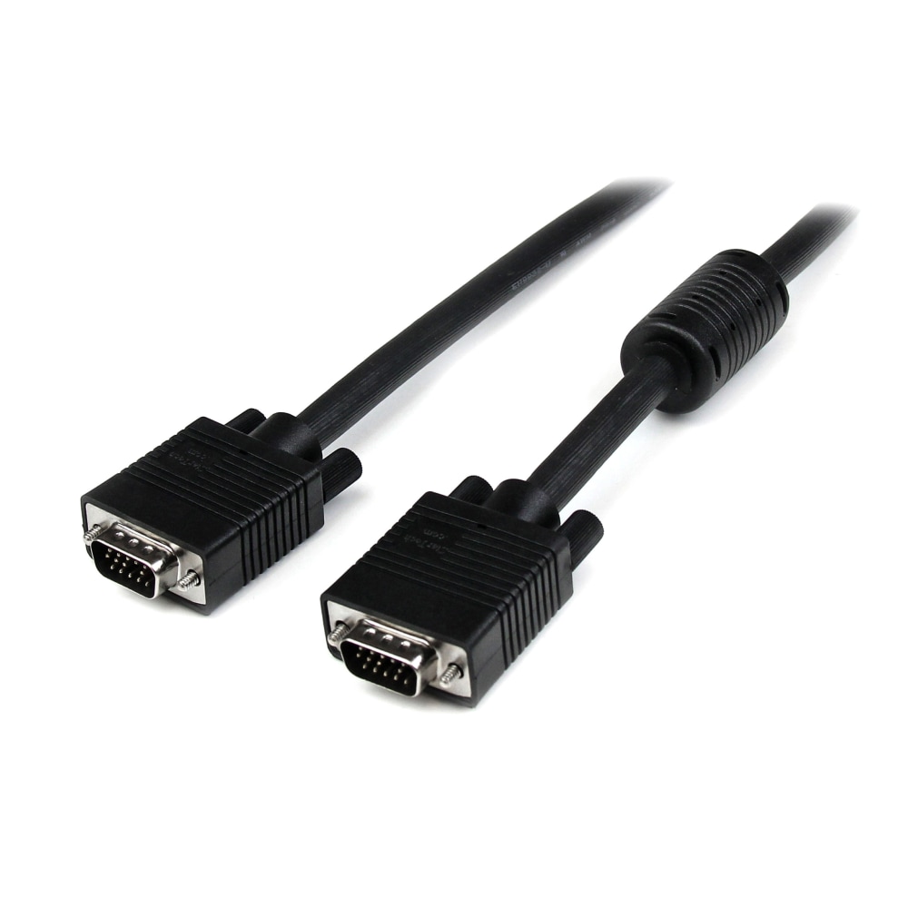 StarTech.com 75ft Coax High Resolution Monitor VGA Cable - HD15 M/M - Connect your VGA monitor with the highest quality connection available - 75ft vga cable - 75ft vga video cable - 75ft vga monitor cable -75ft hd15 to hd15 cable MPN:MXT101MMHQ75