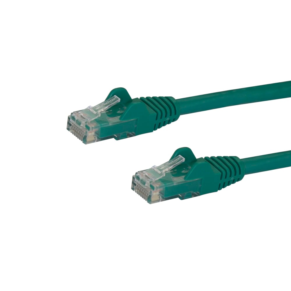 StarTech.com 100ft CAT6 Ethernet Cable - Green Snagless Gigabit CAT 6 Wire (Min Order Qty 2) MPN:N6PATCH100GN