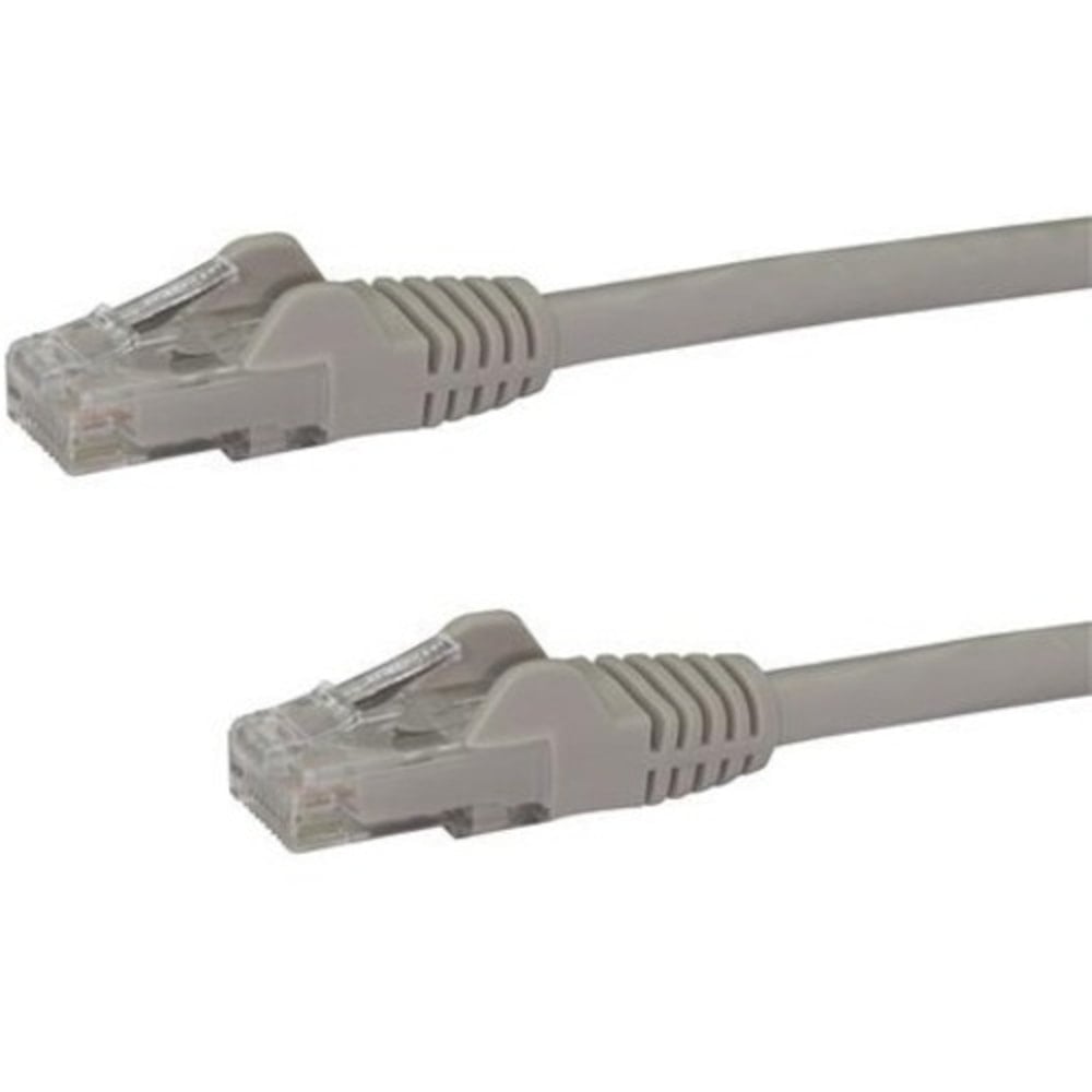 StarTech.com 125ft Gray Cat6 Patch Cable with Snagless RJ45 Connectors - Long Ethernet Cable - 125 ft Cat 6 UTP Cable - First End: 1 x RJ-45 Male Network - Second End: 1 x RJ-45 Male Network - Patch Cable - Gold Plated Connector - 24  (Min Order Qty 2) MP