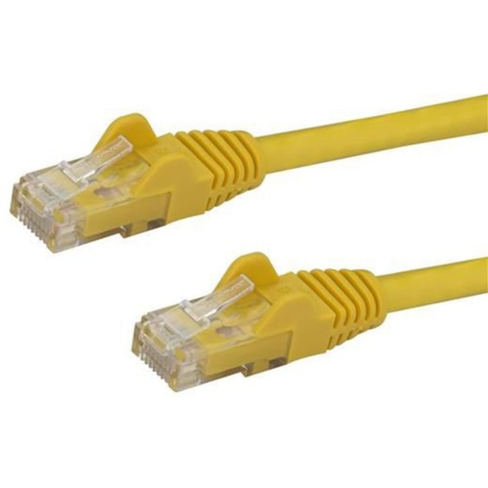 StarTech.com 125ft Yellow Cat6 Patch Cable with Snagless RJ45 Connectors - Long Ethernet Cable - 125 ft Cat 6 UTP Cable - 125 ft Category 6 Network Cable for Network Device, Workstation, Hub (Min Order Qty 2) MPN:N6PATCH125YL