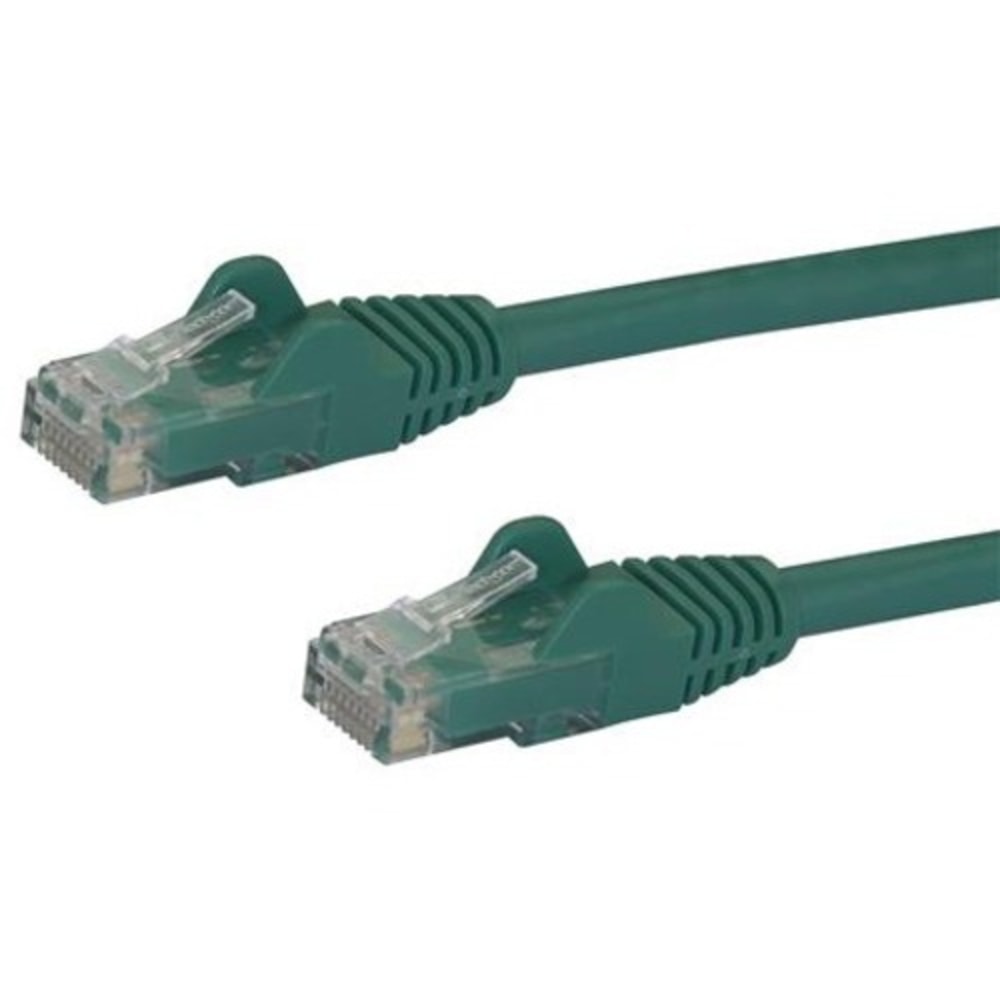 StarTech.com 12ft CAT6 Ethernet Cable - Green Snagless Gigabit CAT 6 Wire (Min Order Qty 6) MPN:N6PATCH12GN