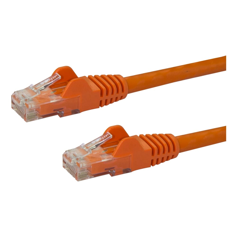 StarTech.com 15ft CAT6 Ethernet Cable - Orange Snagless Gigabit CAT 6 Wire (Min Order Qty 6) MPN:N6PATCH15OR