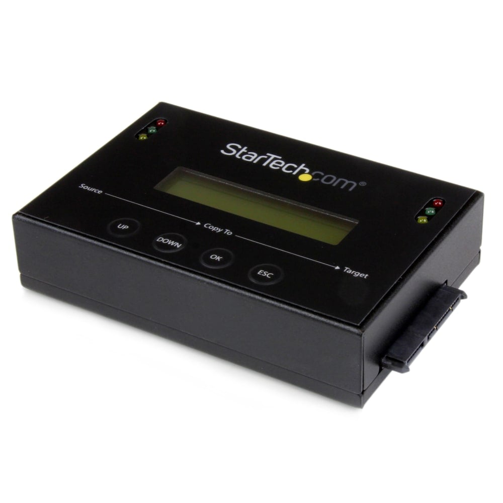 StarTech.com Standalone 2.5 / 3.5in SATA Hard Drive Duplicator w/ Multi HDD / SSD Image Backup Library MPN:SATDUP11IMG