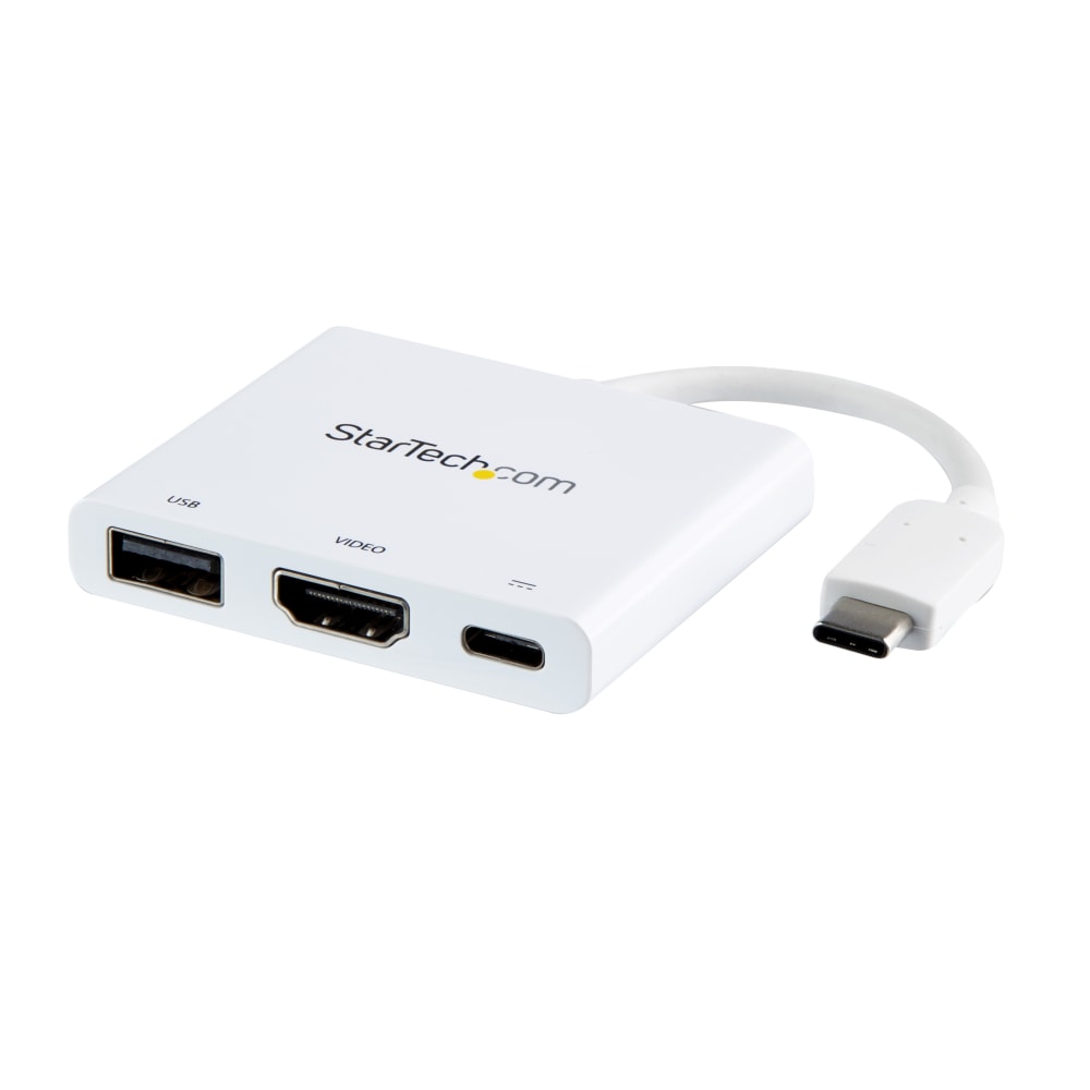 StarTech.com USB C Multiport Adapter With HDMI, White MPN:CDP2HDUACPW