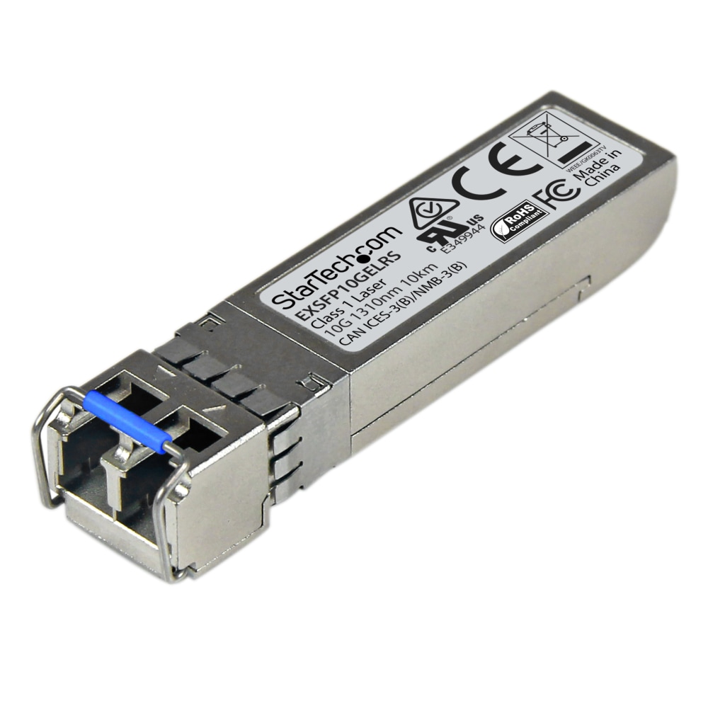 StarTech.com Juniper EX-SFP-10GE-LR Compatible SFP+ Module - 10GBASE-LR Fiber Optical SFP Transceiver - Lifetime Warranty - 10 Gbps - Maximum Transfer Distance: 300 m (984ft) MPN:EXSFP10GELRS