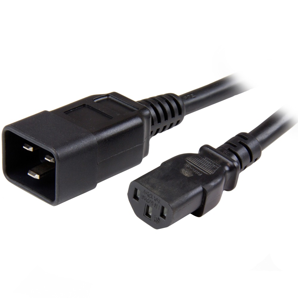 StarTech.com 6 ft Heavy Duty 14 AWG Computer Power Cord - C13 to C20 (Min Order Qty 4) MPN:PXTC13C20146