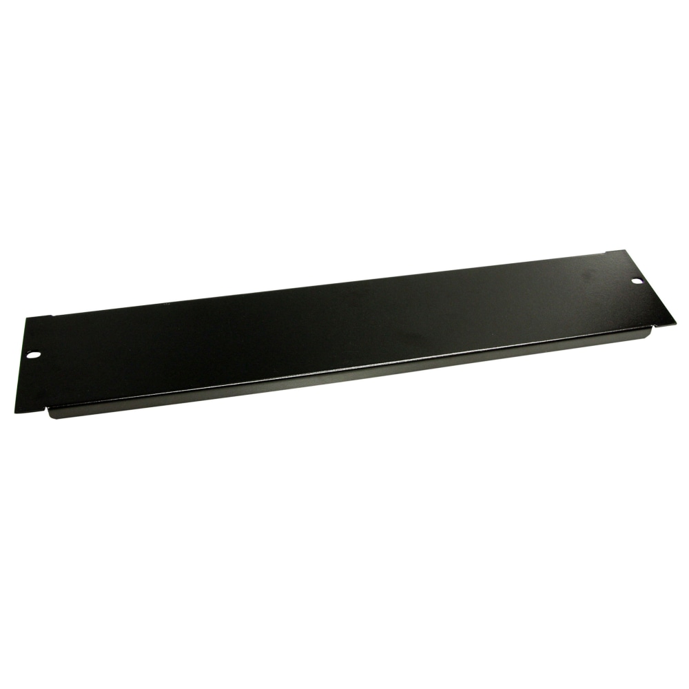 StarTech.com Blanking Panel - 2U - 19in - Steel - Black - Blank Rack Panel - Filler Panel - Rack Mount Panel - Rack Blanks - Improve the organization and appearance of your rack with this planking panel (Min Order Qty 3) MPN:BLANKB2