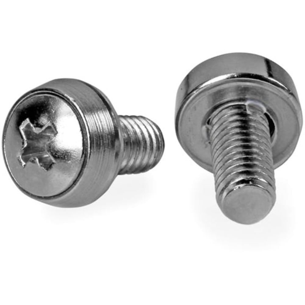 StarTech.com M6 Mounting Screws For Server Rack Cabinet, Pack Of 50 (Min Order Qty 3) MPN:CABSCREWSM6